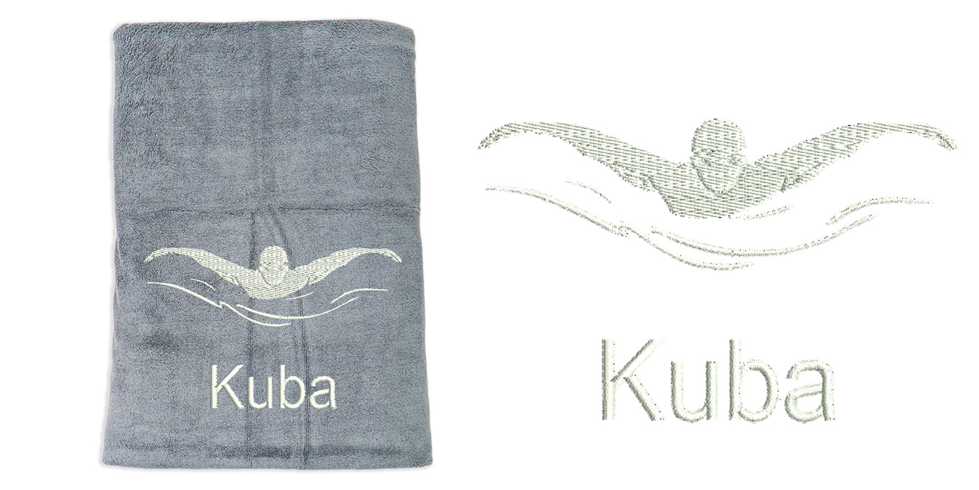 ręcznik szybkoschnący z mikrofibry dla pływaka